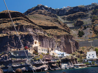 Santorini fotók hajókirándulás