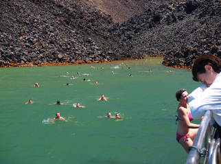 Santorini hajókirándulás